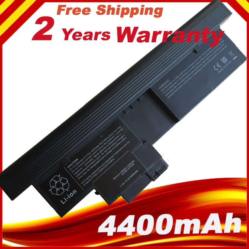 Новый аккумулятор для ноутбука 8 ячеек 5200 мАч lenovo ThinkPad X201 Tablet X201t X200t 42T4564 43R9257 43R9256
