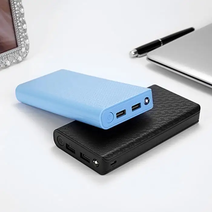 Портативный светодиодный индикатор 18650 DIY Powerbank чехол Dual USB выход батарея