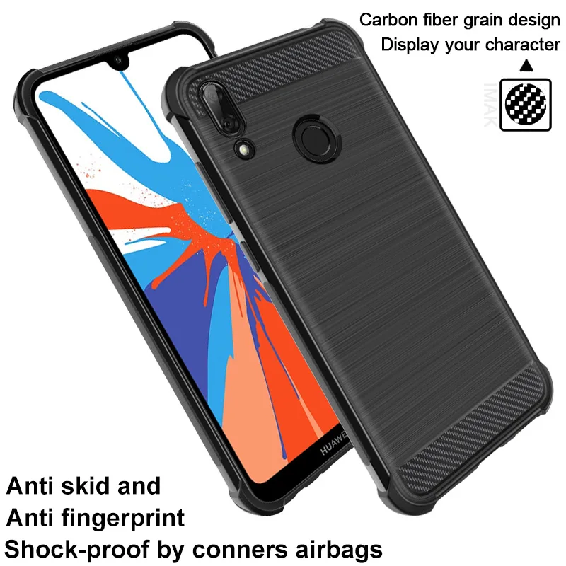 Чехол с подушкой безопасности для Huawei Y7 2019 Prime Мягкий ТПУ силиконовый чехол