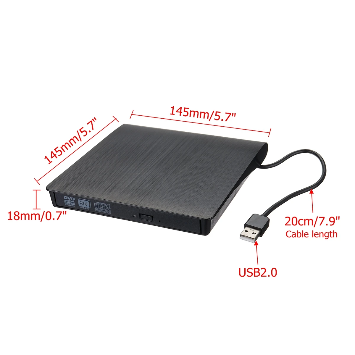 Внешний USB 3 0 DVD RW CD записывающий тонкий привод устройство для чтения