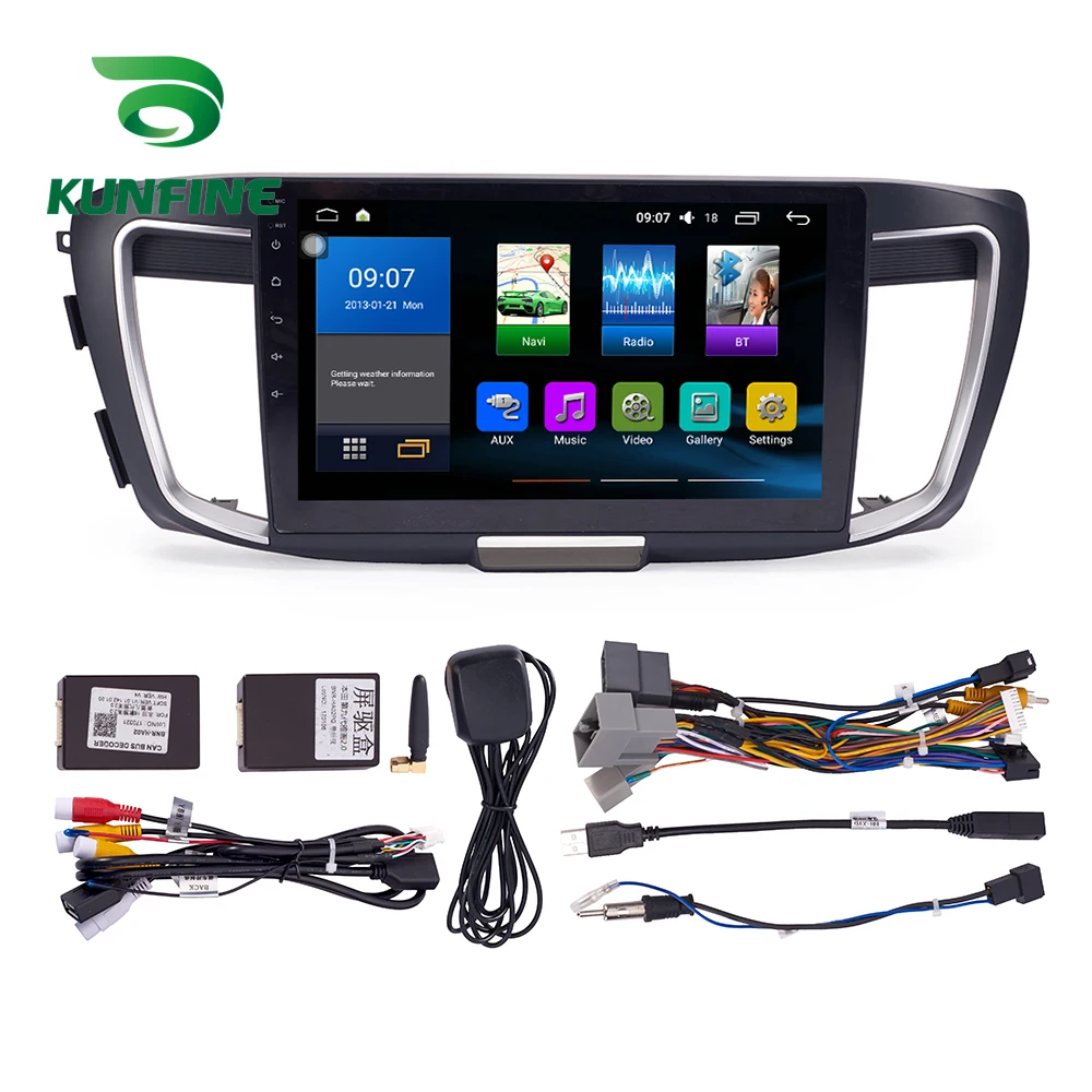 Octa Core 600*8 0 Android 1024 автомобильный DVD gps навигации плеер Deckless стерео для Honda Accord 2014 2015
