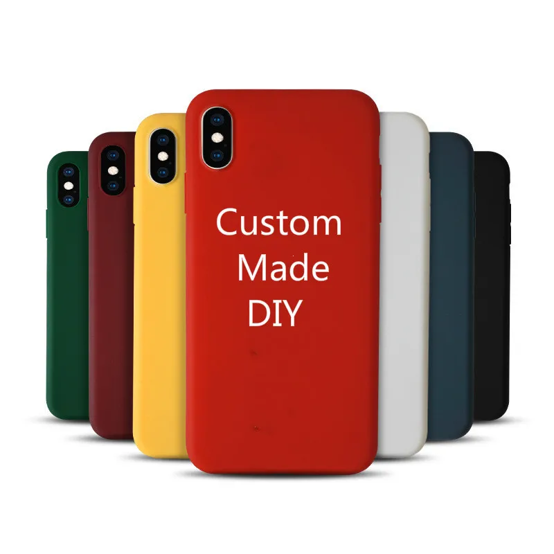 XINDIMAN DIY 10pcs/lot phone case for iphone 6s 6plus 7 7plus 8 8plus X XSMAX TPU custom made huawei P20 samsung series |