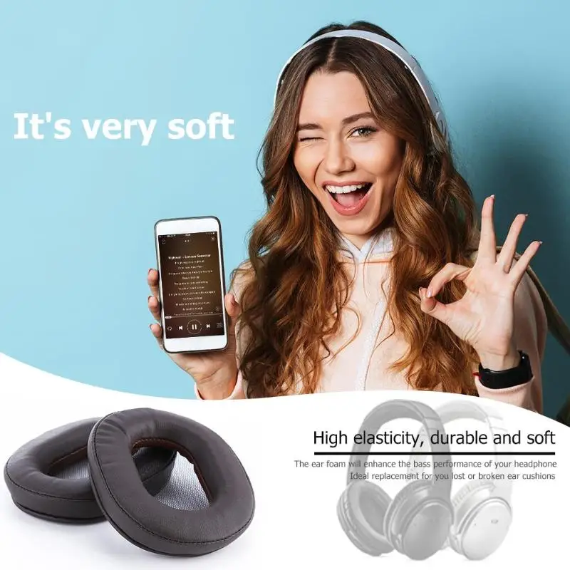 1 пара подушек для ушей пенопластовые накладки наушников чехол Sony 1R MDR 1R/1RNC