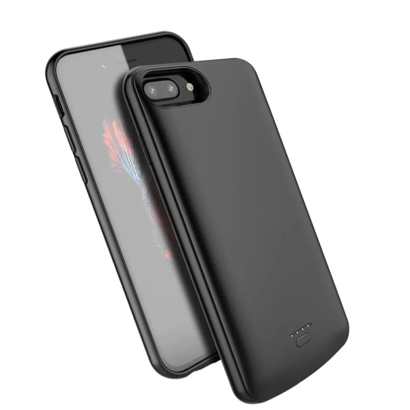 5500 мАч батарея зарядное устройство чехол для iPhone 6 7 8 6s plus аккумулятор Power Bank Capa