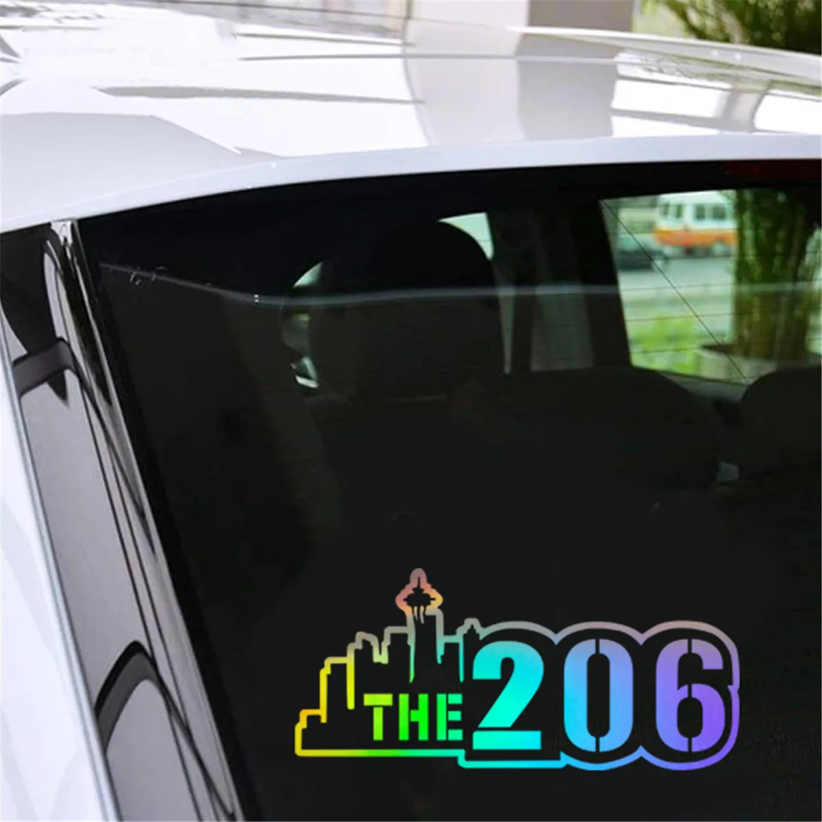 

Seattle Decal JDM Sticker 206 Vinyl Car Decals Wall Home Glass Window Door
