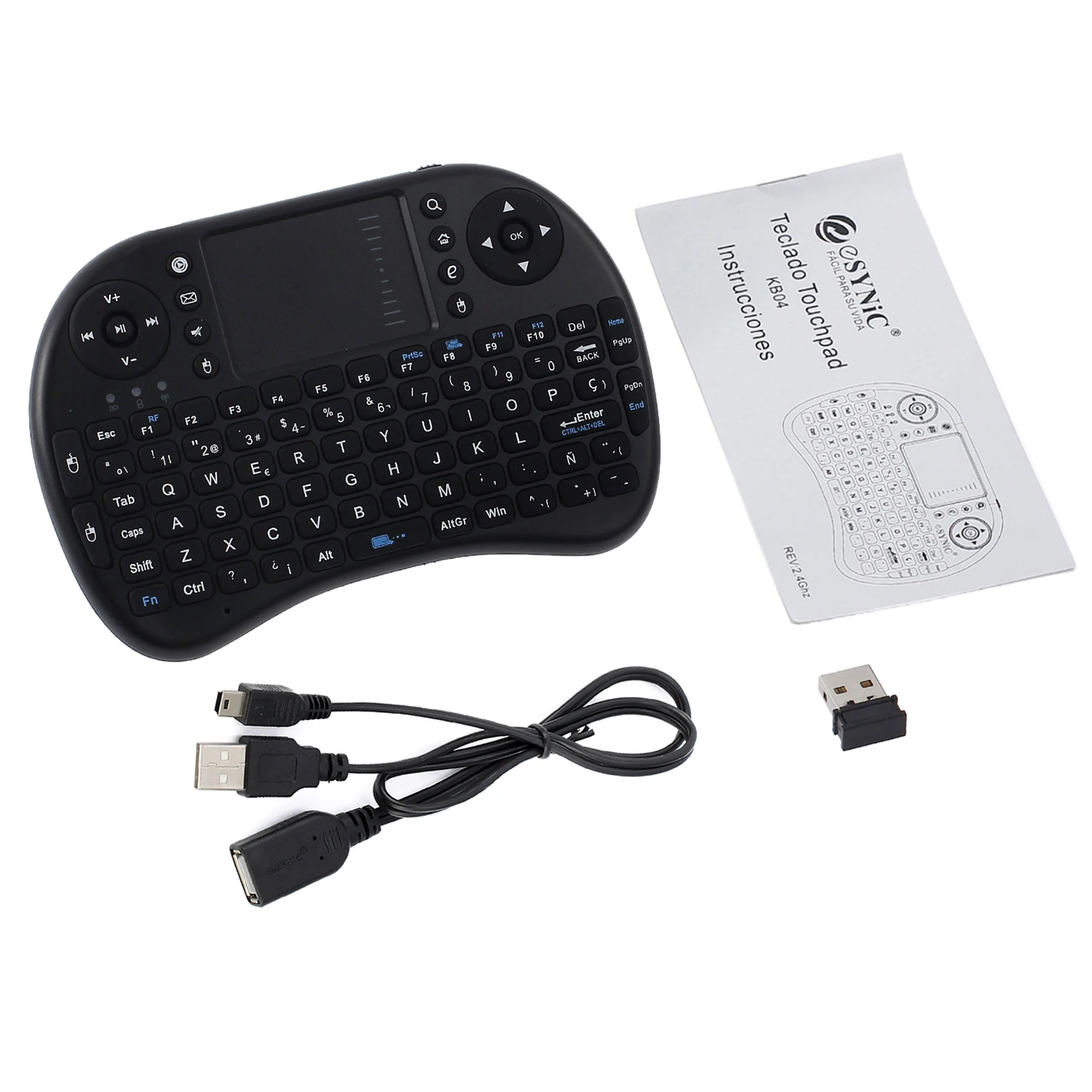 Беспроводная клавиатура eSYNiC 2 4G MT10 с USB кабелем|Клавиатуры| |