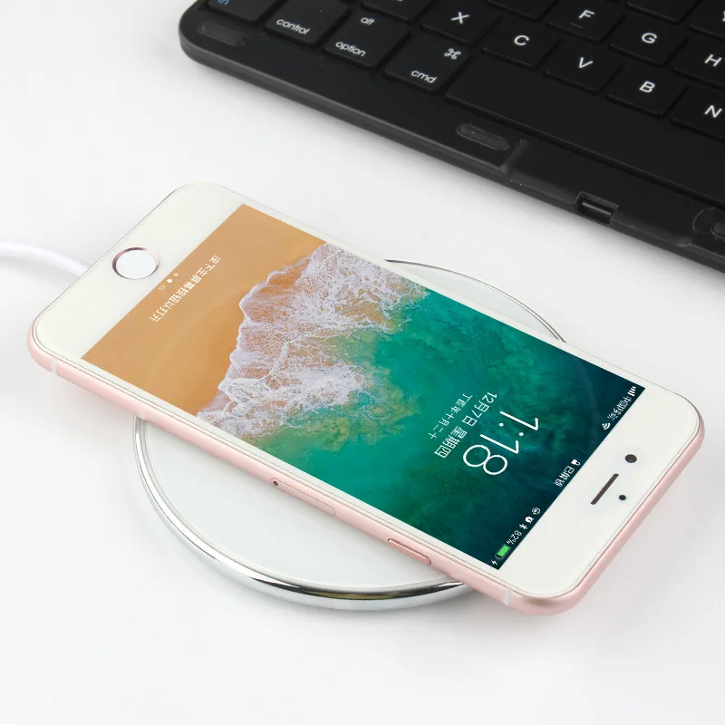 LISM Mirror 15 Вт беспроводное быстрое зарядное устройство для iPhone XS Max XR 8 Plus Sam sung S8 S9 Note