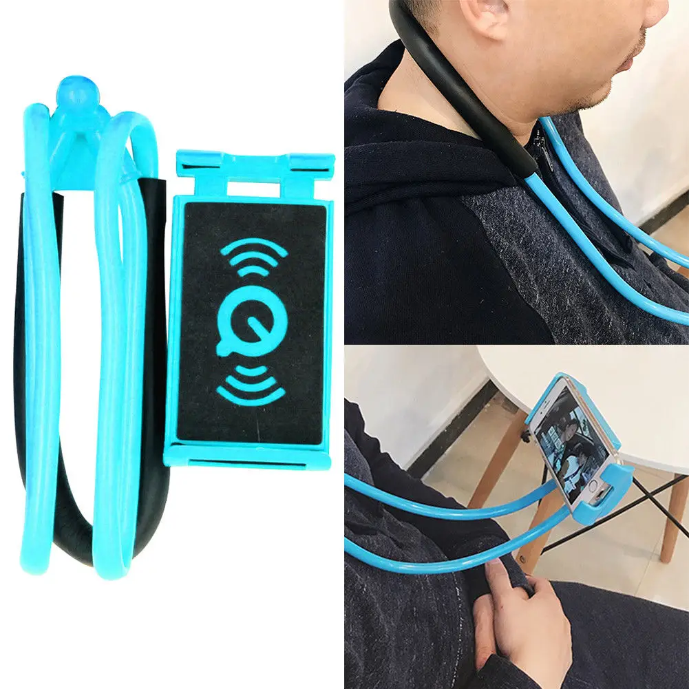 Универсальная Подвесная подставка на шею для ленивых телефонов DIY Бесплатная