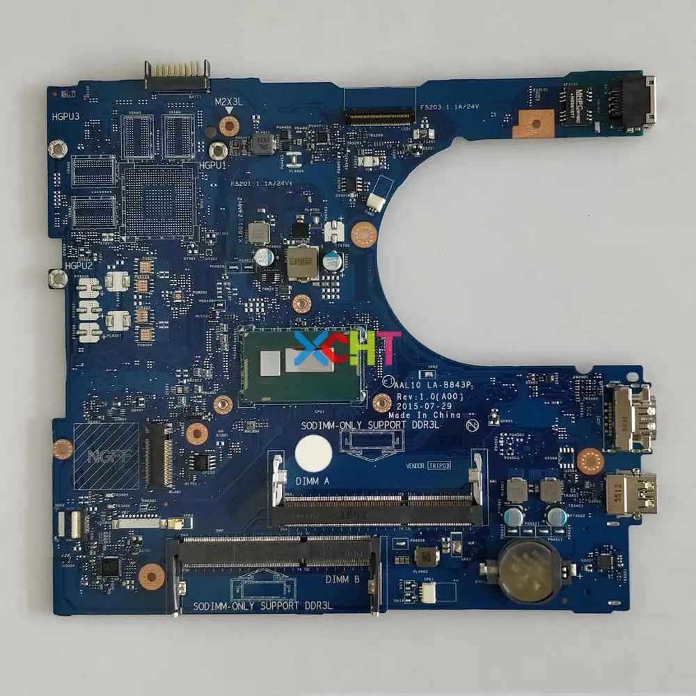 W45H6 0W45H6 CN AAL10 LA B843P w I3 4030U Процессор для Dell Inspiron 5458 5558 Ноутбук Материнская плата