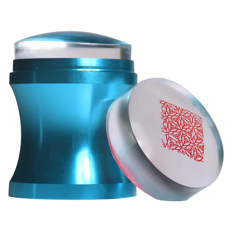 BeautyBigBang 4 см Металл для дизайна ногтей Stamper XL прозрачные силиконовые трафареты DIY