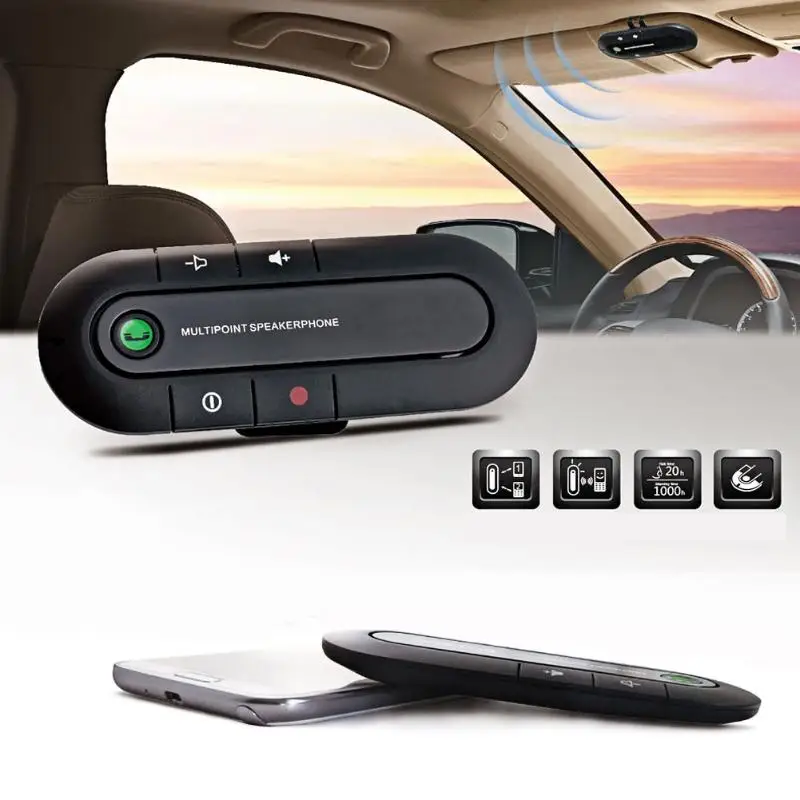 1 компл. Bluetooth V3.0 беспроводной динамик тонкий автомобильный комплект громкой