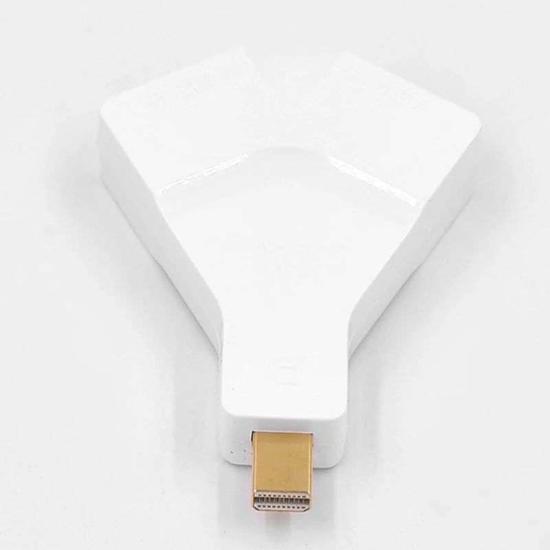 Горячий мини Displayport DP к HDMI VGA адаптер 2 в 1 Thunderbolt 4K x 2K 1080P Мини конвертер для Macbook Pro Air