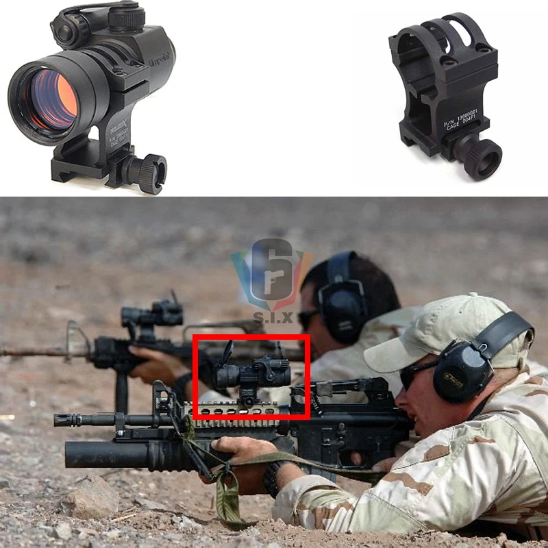 Тактический Softair 30 мм крепление для прицела MK18 comp M2 Вивер рейка Wilcox кронштейн