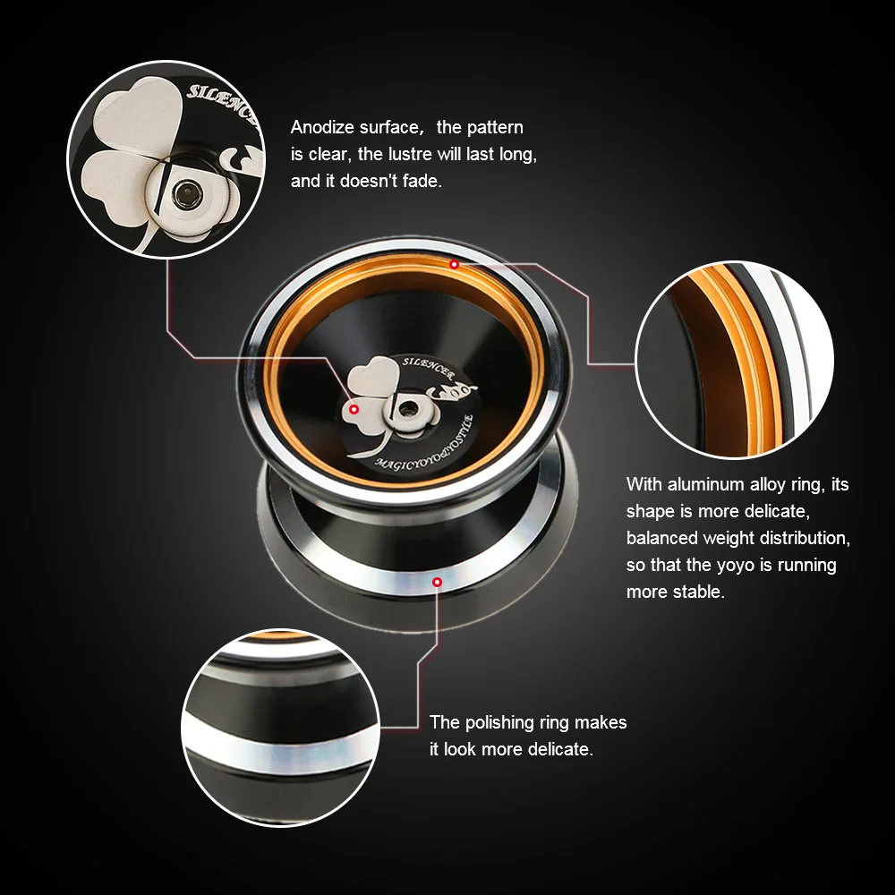 2020 Новые популярные игрушки йойо профессиональный магический Yoyo M001 Алюминий