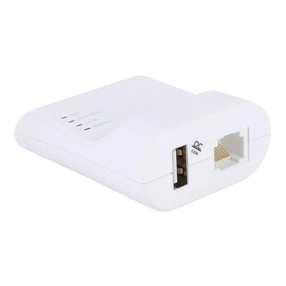 Высокоскоростной USB принтер сетевой печати Сервер адаптер поделиться LAN Ethernet