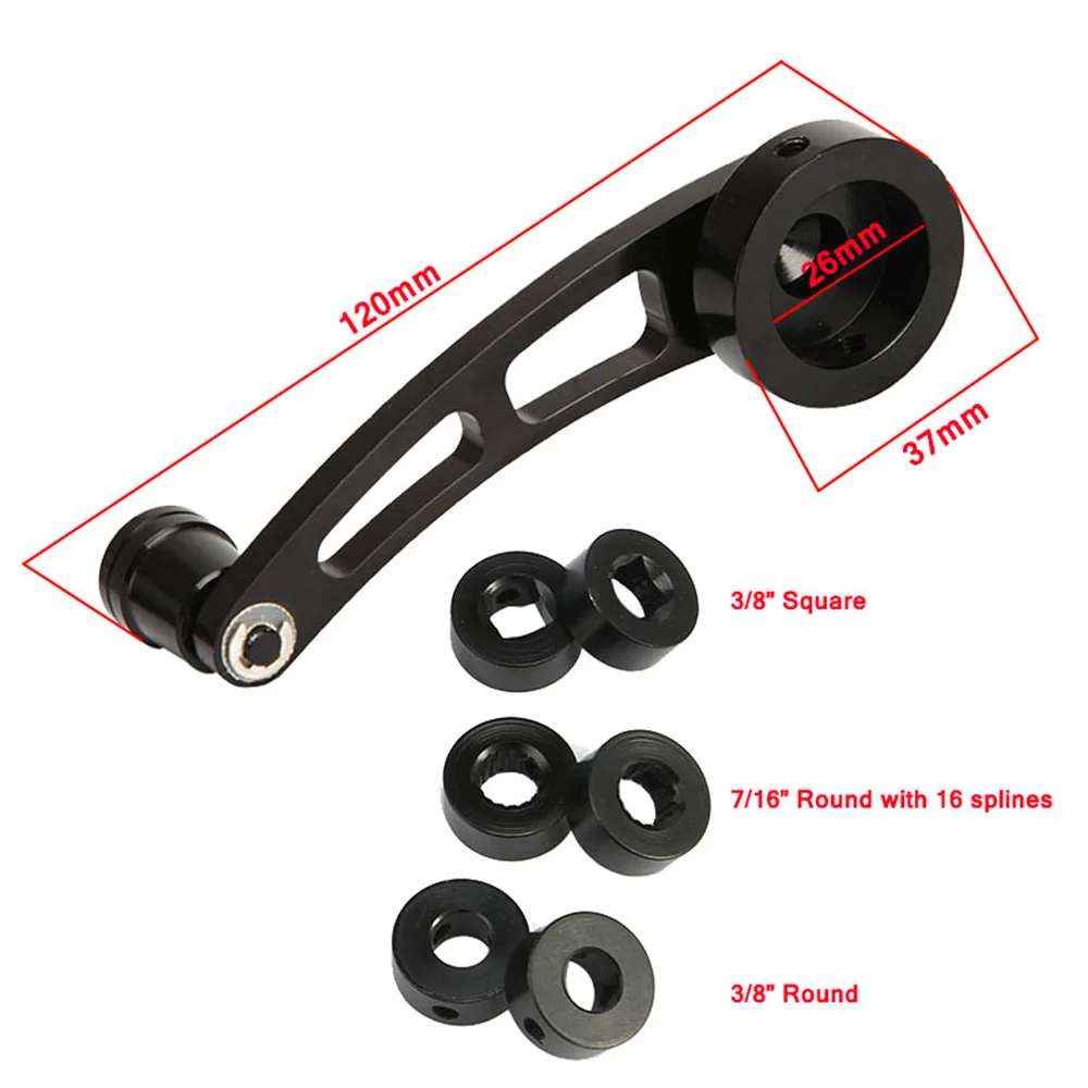 2 шт. универсальная ручка окна автомобиля намотки Riser алюминиевый сплав Замена