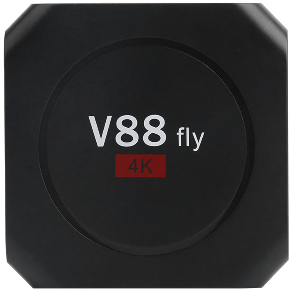 Смарт ТВ бокс V88 Fly Android 8 1 4 Гб ОЗУ 32 ПЗУ RK3328 BT4.0 телеприставка 2 4G WiFi 4K
