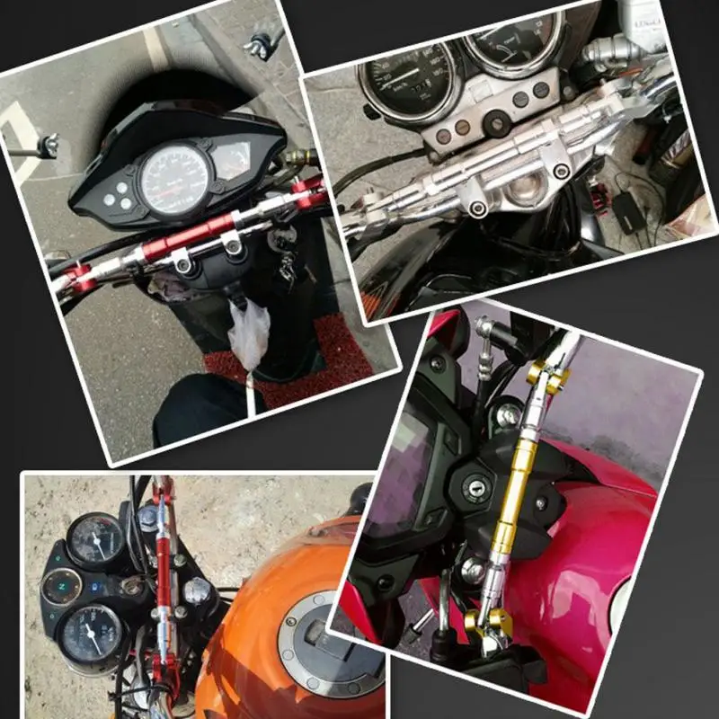 Регулируемый мотоциклов баланс перекладина 7/8 &quot22 мм Руль управления для укрепить рычаг бар|Руль