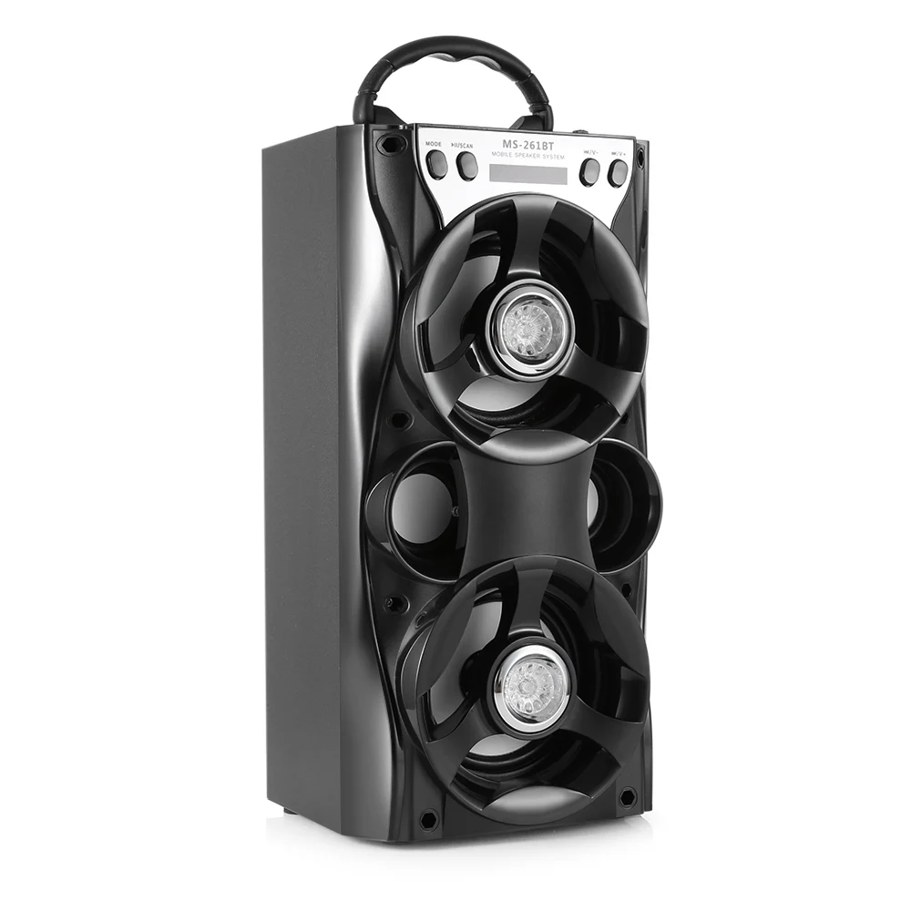 MS 261BT портативная беспроводная стереоколонка Bluetooth Колонка HiFi музыкальный плеер