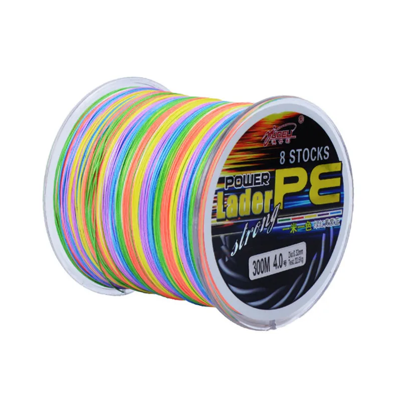 

Colorful 300M Braided Fishing Line 8 Strands PE Tresse Peche 8 Braid 10LB-100LB Super Strong Fishing Line
