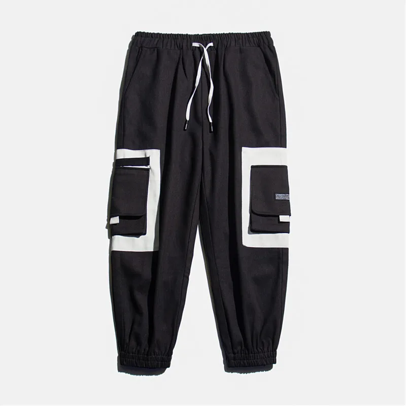 Autumn New Harem Pants Men Elastic Waist Fashion Tooling Wind Man Streetwear Hip Hop Loose Casual Wild Joggers Sweatpants |