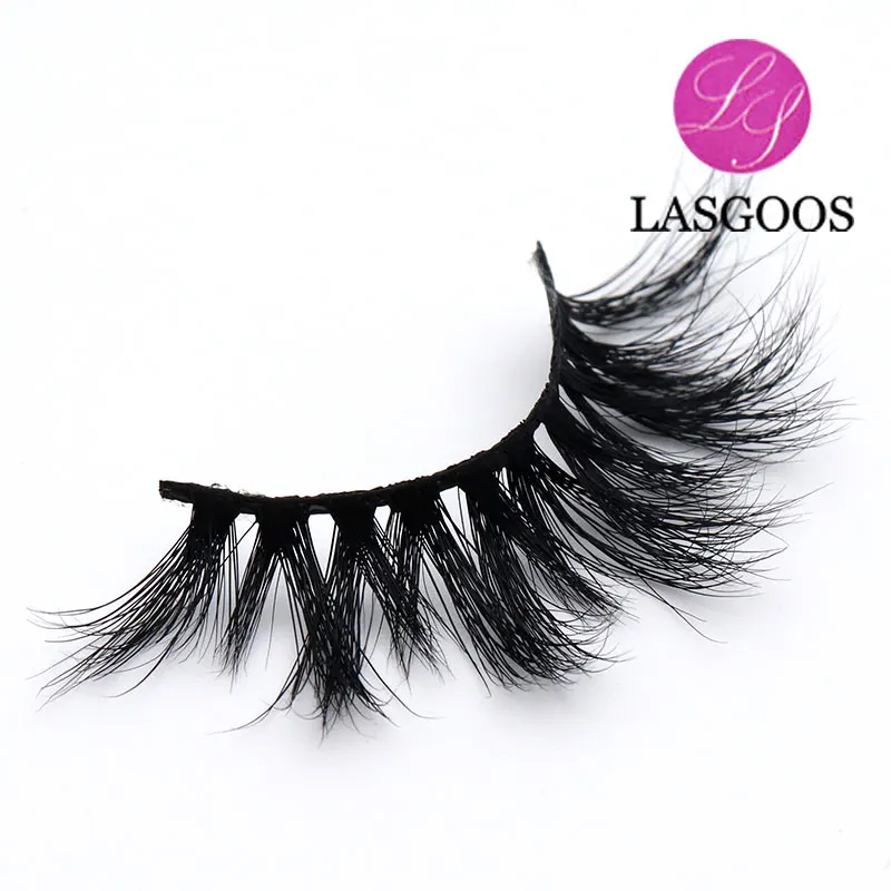 LASGOOS 5 пар норковые 25 мм пачкающие 3D Популярные Накладные ресницы художественные V