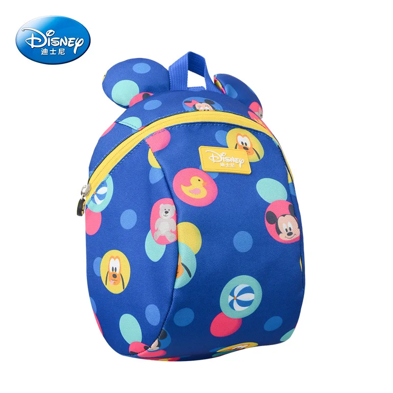 Disney-mochila antip&eacute;rdida 2 en 1 para ni&ntilde;os, bolso escolar con correa para caminar, de Mickey y Minnie, 1,8 M-3