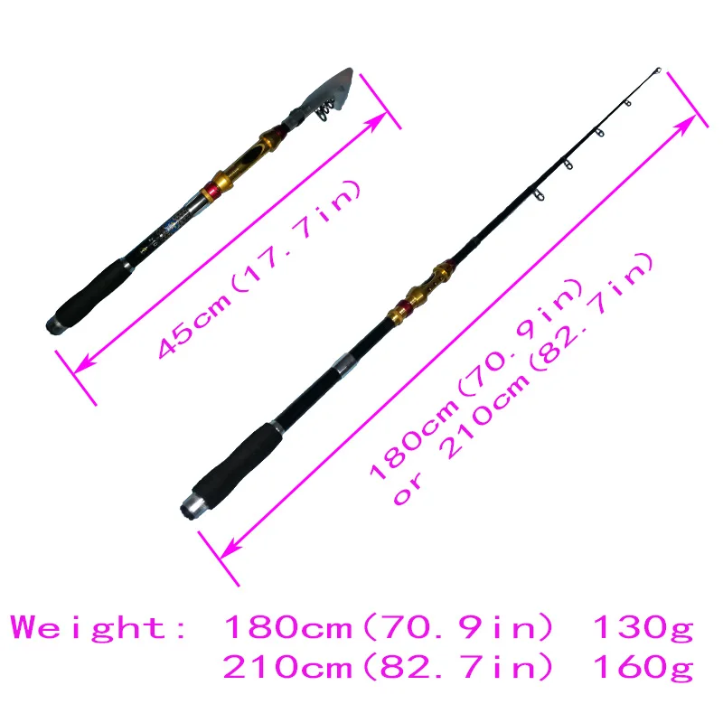 1 8 м и 2 portableTelescopic Удочка Катушки Combo + спиннингом|Удочки| |