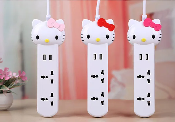 Hello Kitty принести разъем питания пластина линия бытовой Drag подключение пористая