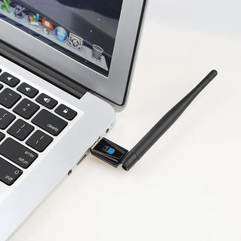 USB Сетевая карта беспроводной Bluetooth 4 0 WIFI стабильная передача черный двойной