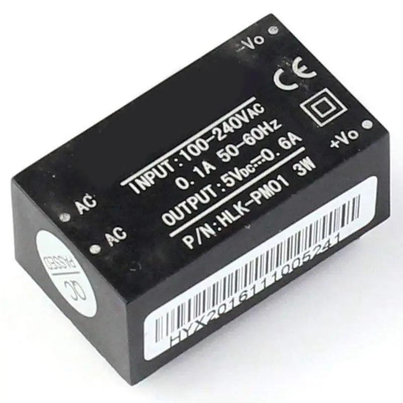 HLK PM01 AC DC 220 В до 5 понижающий модуль питания Интеллектуальный бытовой выключатель