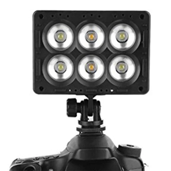 ZIFON 1 шт. T6 C светильник для видео 1300LM 6LED безэлектродный с затемнением фотосъемки