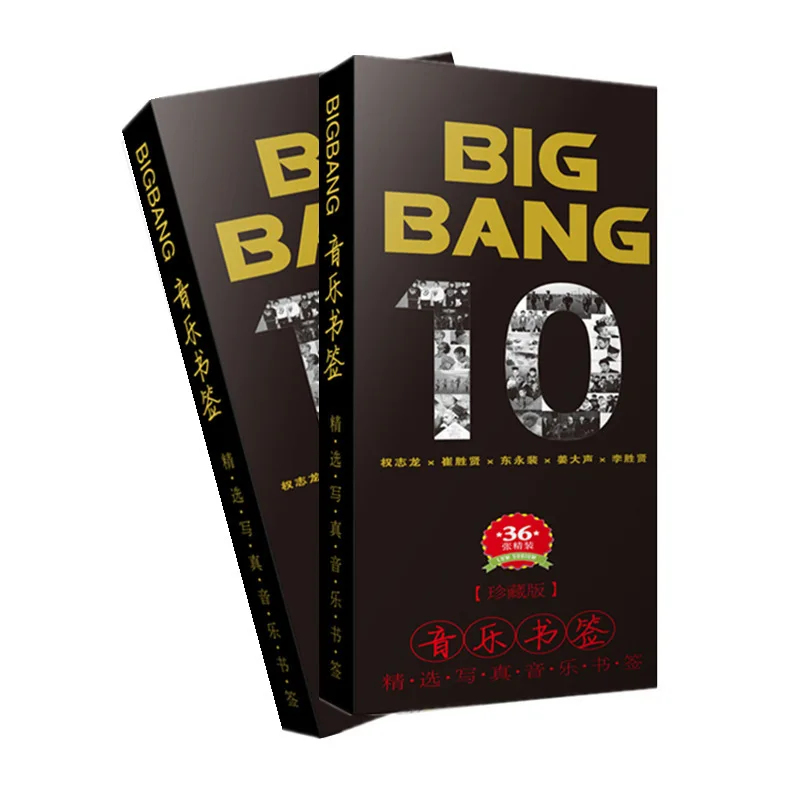 [MYKPOP]BIGBANG изысканные закладки 36 шт./компл. Подарочная коробка Упаковка для