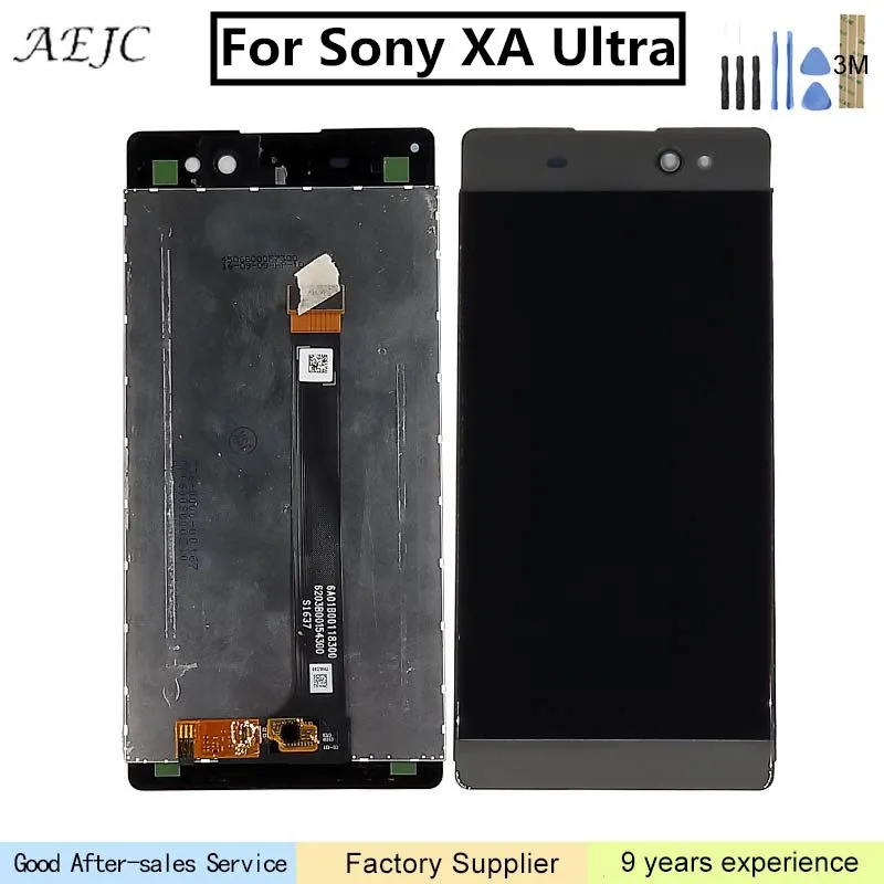 Для Sony XA Ultra C6 F3211 F3212 F3215 F3216 F3213 ЖК-дисплей кодирующий преобразователь сенсорного