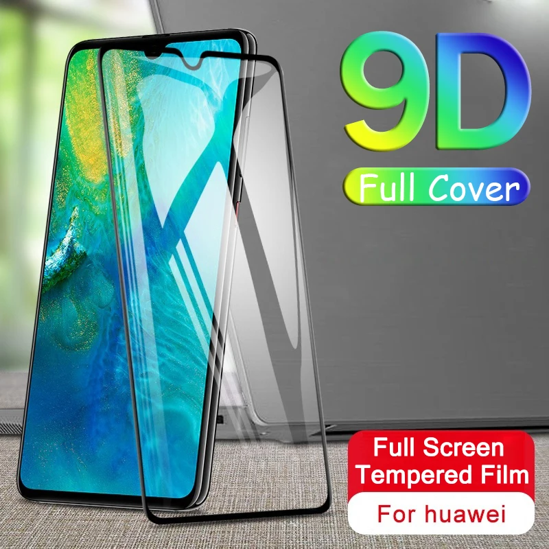 Защитная пленка для экрана 9D с полным клеем Huawei P10 P20 P Smart Plus Mast 20 Lite Pro 2019 защитное