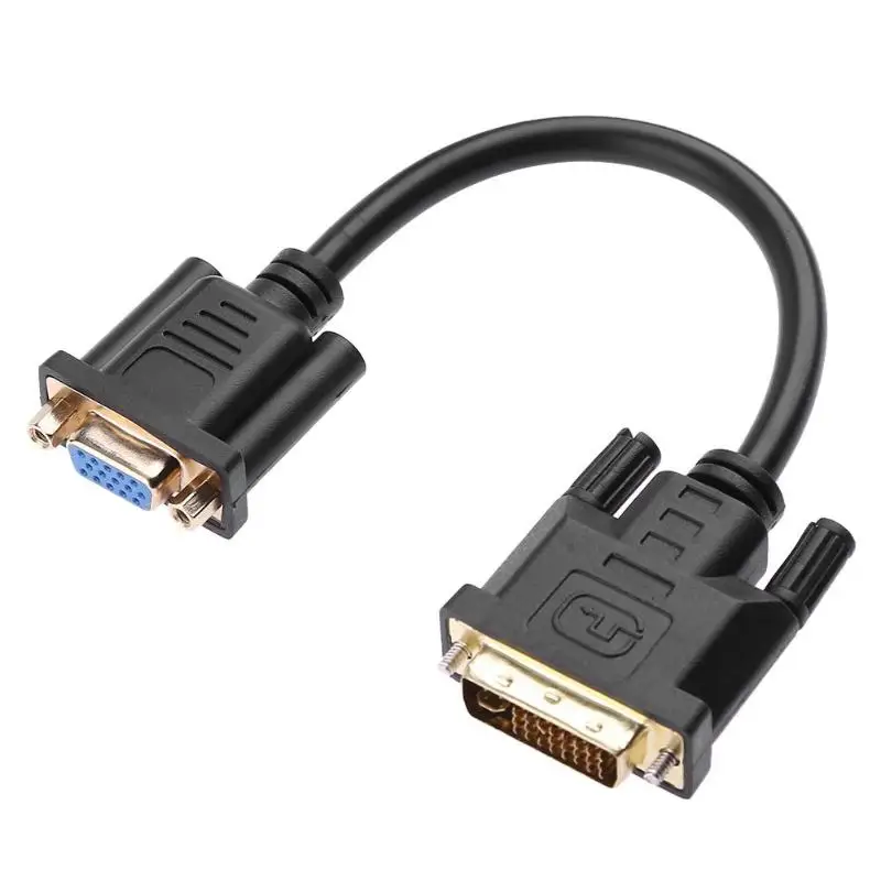 DVI 24 + 5 папа к VGA мама M/F Кабель-адаптер видео монитор конвертер провода |