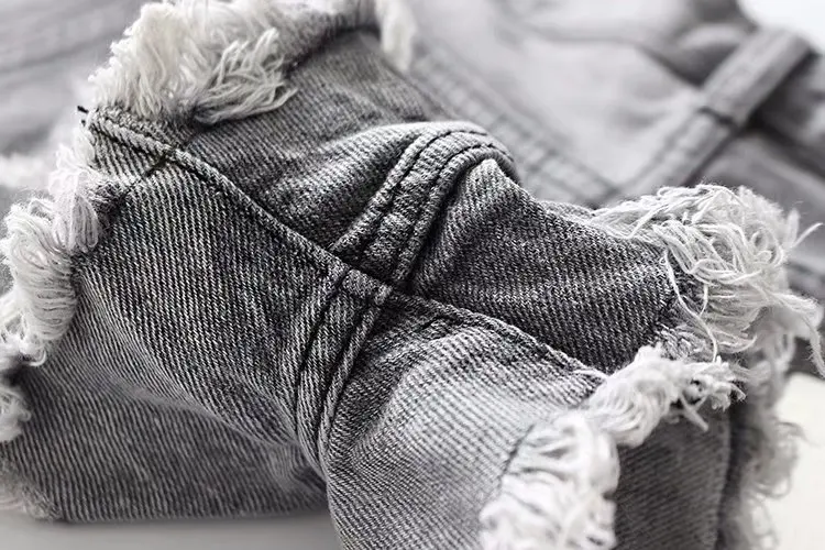 Женские джинсовые шорты с высокой талией|Комбинезоны c шортами| |