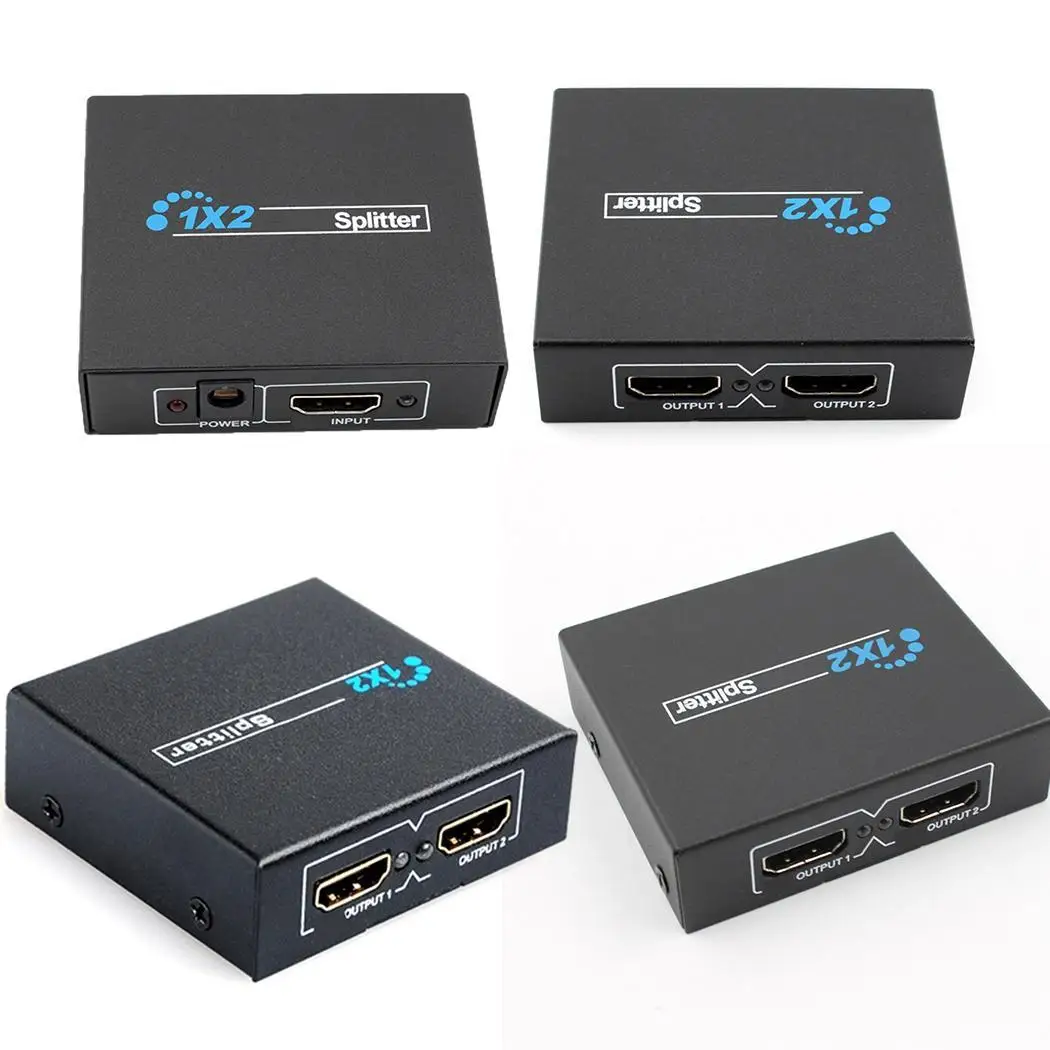 1 х 2 высокой четкости мультимедиа usb концентратор Full HD US Plug 1080 P 1.3b повторитель