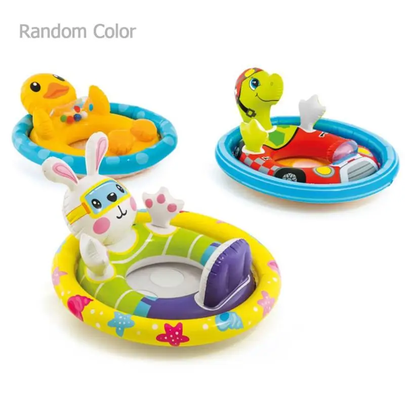 Summer Cartoon Animals Swimming Ring Child Baby Pool Seat Toddler Float Aid Training Water Fun Circle | Игрушки и хобби