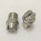 (10 шт.лот) 65110 градусов 14 дюйма SS304 vee jet плоская форсунка распылителя, промышленнаяфабричная очистка, Форсунка для удаления пыли