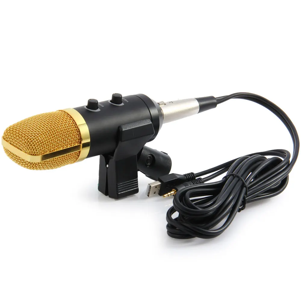 Leihao BM 100FX USB конденсаторный микрофон для звукозаписи с подставкой радио