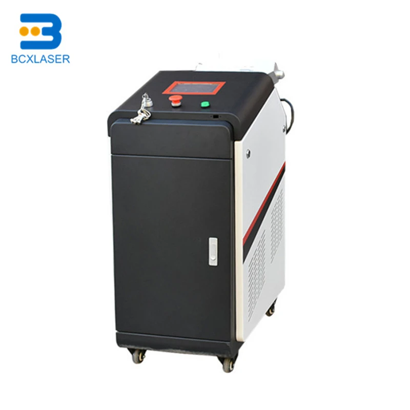 

Portable P-Laser laser clean machine 100W for de-rusting metal refurbishing mobile clearing & marking Stone cleaning