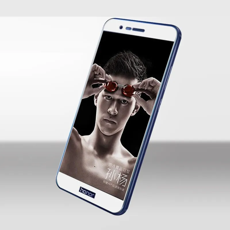 Полное покрытие из закаленного стекла для Huawei Honor V9 8 Pro DUK AL20 5 7 дюймов синий экран