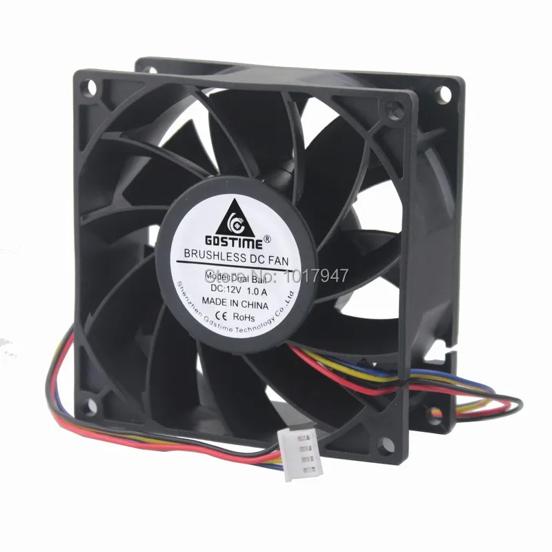20 шт./партия высокоскоростной осевой кулер вентилятор 90 мм 92 x 38 PWM FG DC 12 В 4Pin