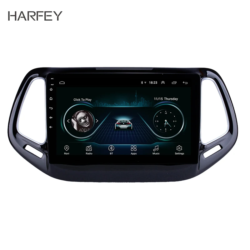 Harfey автомобильный мультимедийный плеер Android 9 1 10 &quotдля Jeep Compass 2017 головное