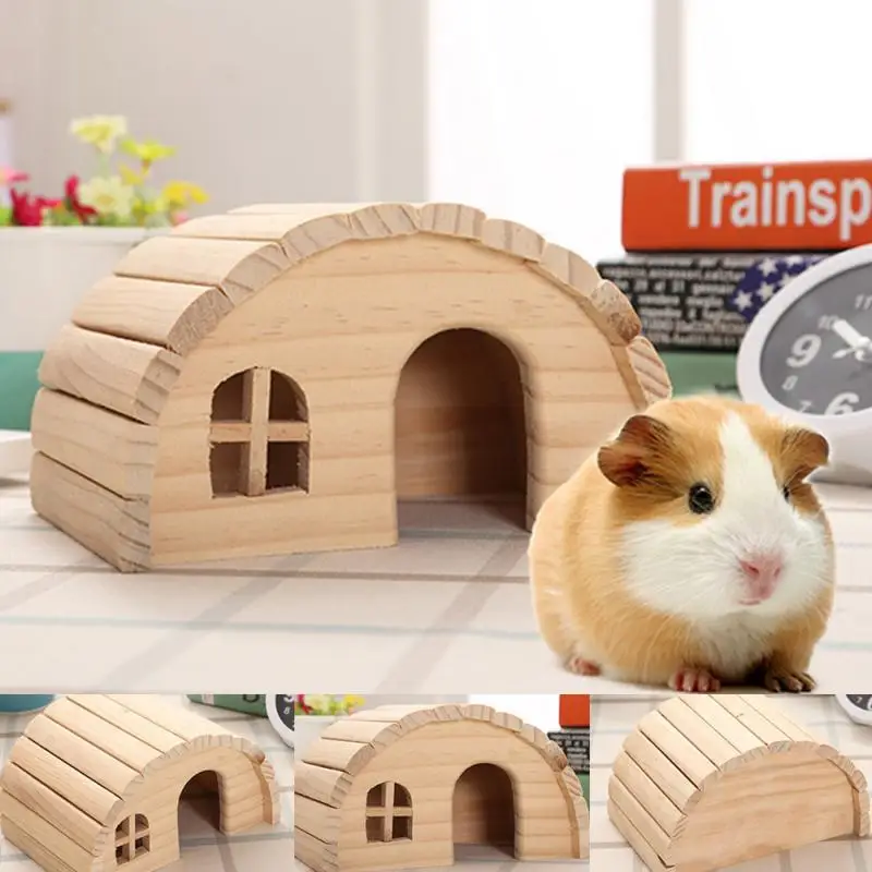 1 шт. мини маленький животный хомяк дом кровать Крыса Мышь Белка натуральный
