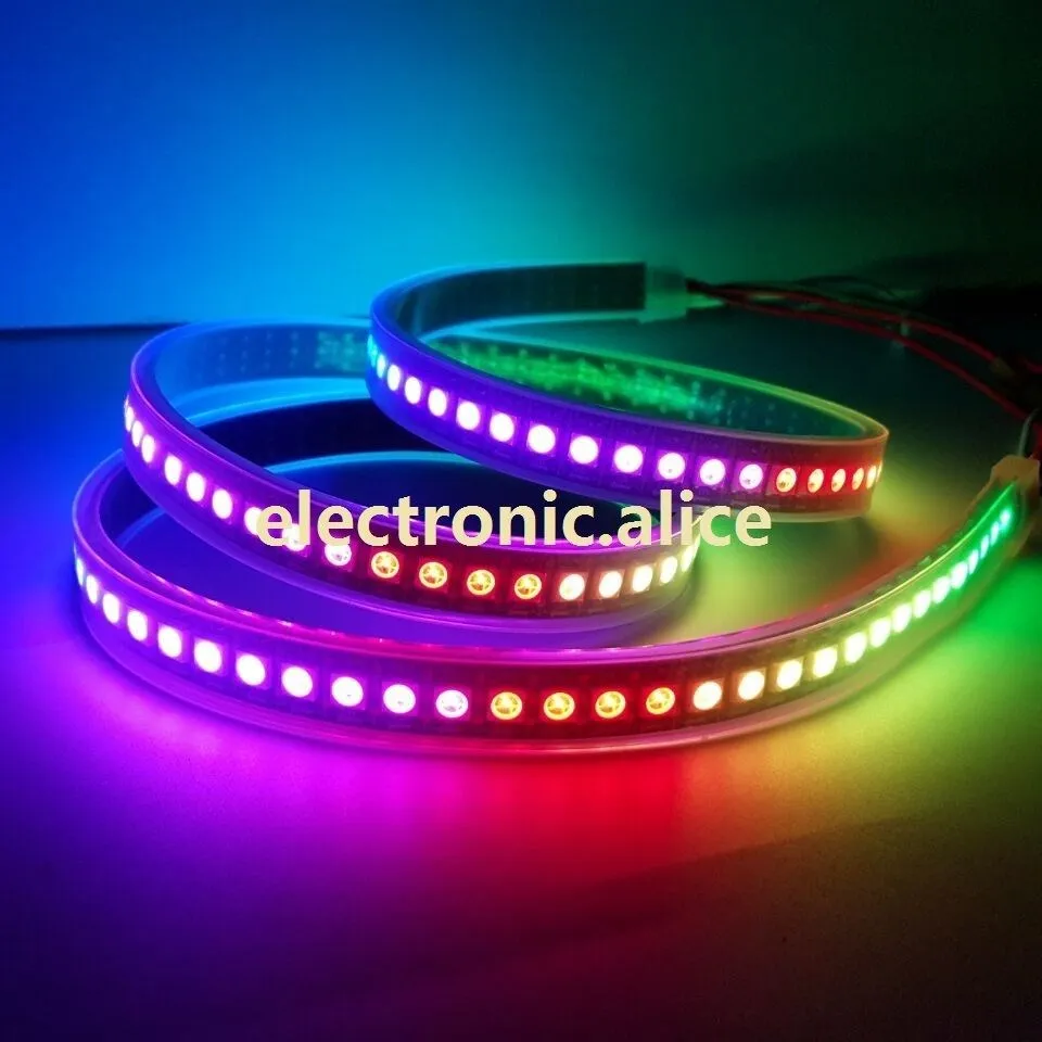 WS2812B 5050 RGB LED Strip 1M 5M 150 300Leds 144LED Individual Addressable DC5V IP20 non-waterproof New | Освещение