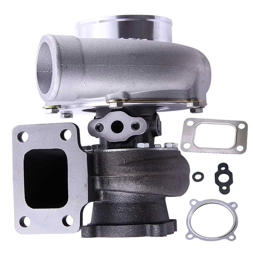 GT35 турбонагнетатель + интеркулер комплект труб 3 &quot76 мм для R32 R33 R34 RB25 RB30 A/R. 70