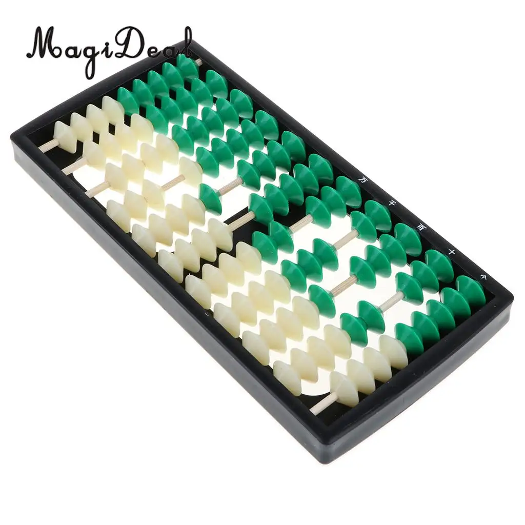 Пластиковый китайский Abacus детский калькулятор Soroban математическая развивающая