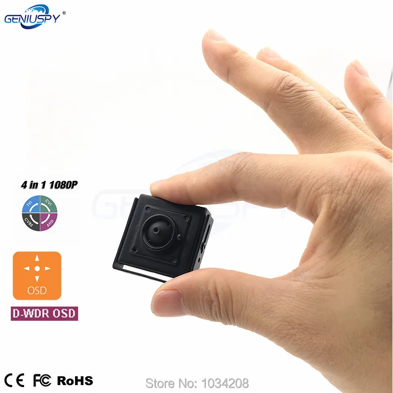 Мини камера видеонаблюдения 30 х30 мм AHD TVI Sony IMX290 2 МП 1080P CVI CVBS|Камеры